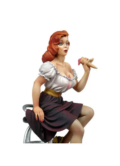[Loong Way Miniatures] Andrea миниатюры Pin Up серии холодной клубники 75 мм Металлические