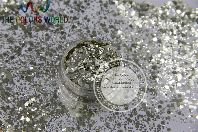 Шестигранные блестки в форме Шестиугольника цвета шампанского золотого для