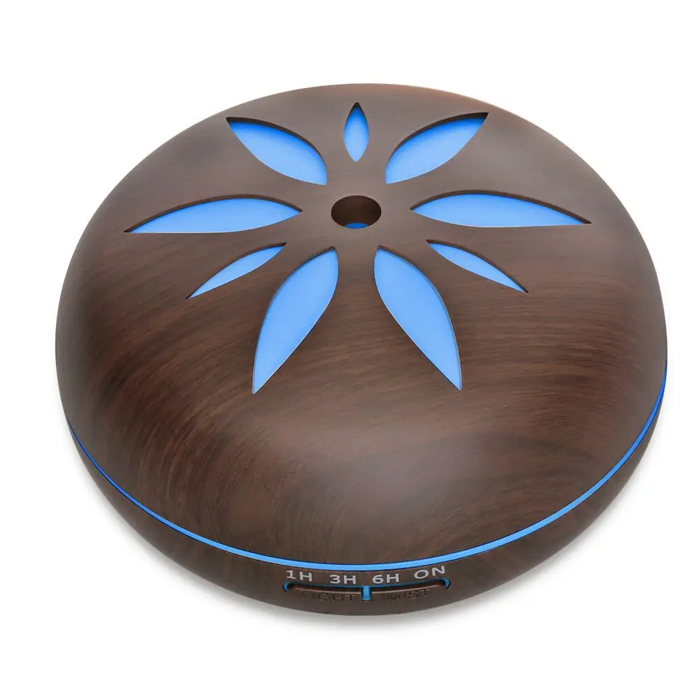 

THANKSHAR 550ml Remote Control Humidifier Essential Oil Diffuser 7 Color LED Humidificador Ultrasonic Aroma Diffuser for home