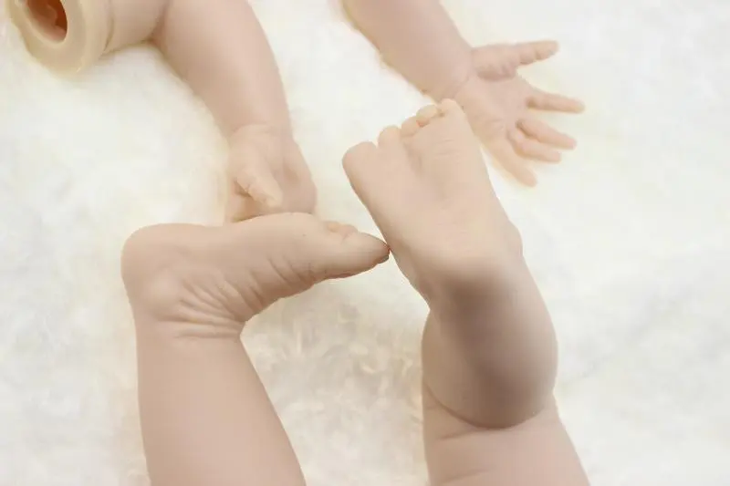 NPK 20 &quotзакрытые глаза DIY Reborn кукла наборы ручной работы Bebes De Silicona набор