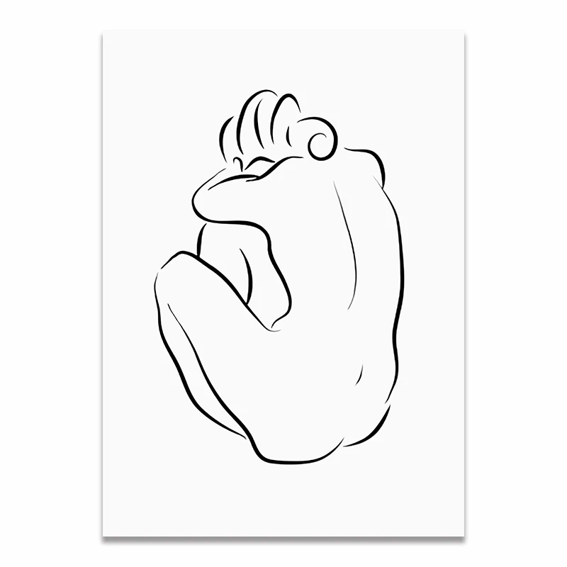 Matisse Picasso Sketch коллекция винтажная мода постеры и принты Холст Живопись Искусство настенные картины для украшения дома