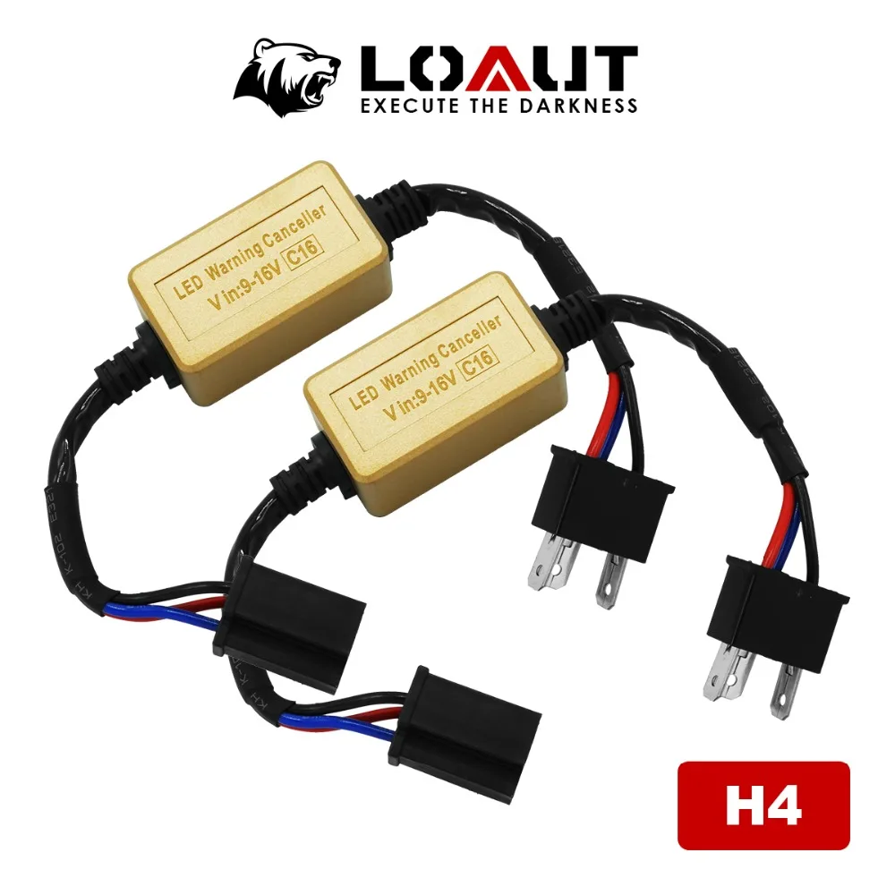 Ошибка отказа от LOAUT! Светодиодные фары 100% CANBUS жгут проводов для автомобиля H1 H3 9005