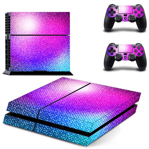DPTM2311 Чистый белый черный красный синий золотой PS4 кожи наклейка виниловая для sony Playstation 4 консоли и 2 контроллеров PS4 кожи Стикеры - Цвет: DPTM2311