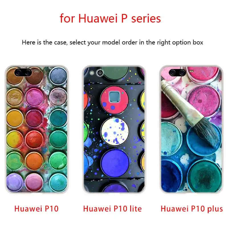 Чехол Paleta для телефона Pinterest водного цвета Huawei P40 P9 P10 P20 P30 Lite чехлы Pro P Smart 2019 мягкий