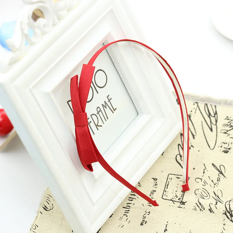 1 шт. милая повязка на голову с галстуком-бабочкой простая лента для волос бантом