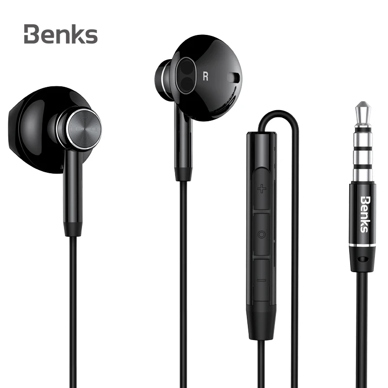 Benks EW01 3 5 мм наушники hifi 3D Стерео Игровые с микрофоном для xiaomi iphone samsung|Наушники и