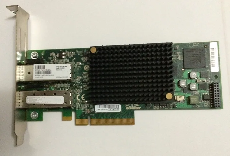 697892 001 AW520A 595325 STORAGEWORKS CN1000E двойной порт PCI EXPRESS 2 0X8 сетевой адаптер 1 год