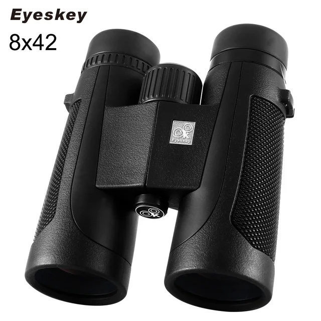

Eyeskey бинокль 8x42 Водонепроницаемый Пеший Туризм телескоп Bak4 призма с шейным ремешком для походный Бинокль Профессиональный оптовая продажа