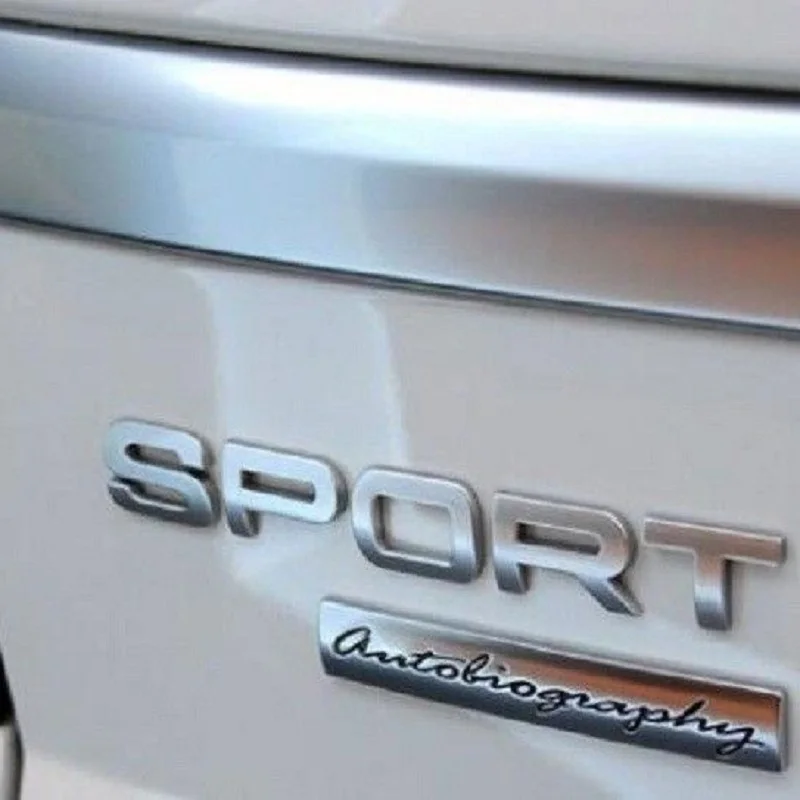 &quotСпорт&quot буквы багажник значок Задняя эмблема стикер Подходит для LAND ROVER