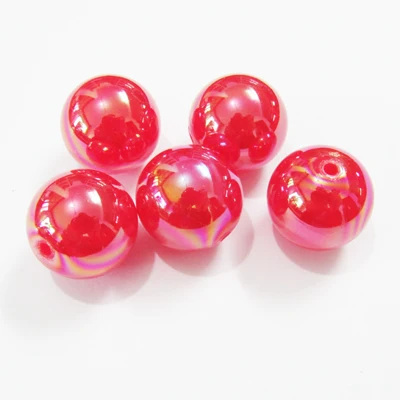 

Wholesale Newest 12mm 500pcs/bag , 20mm 100pcs/bag Chunky Acrylic Jelly AB Beads