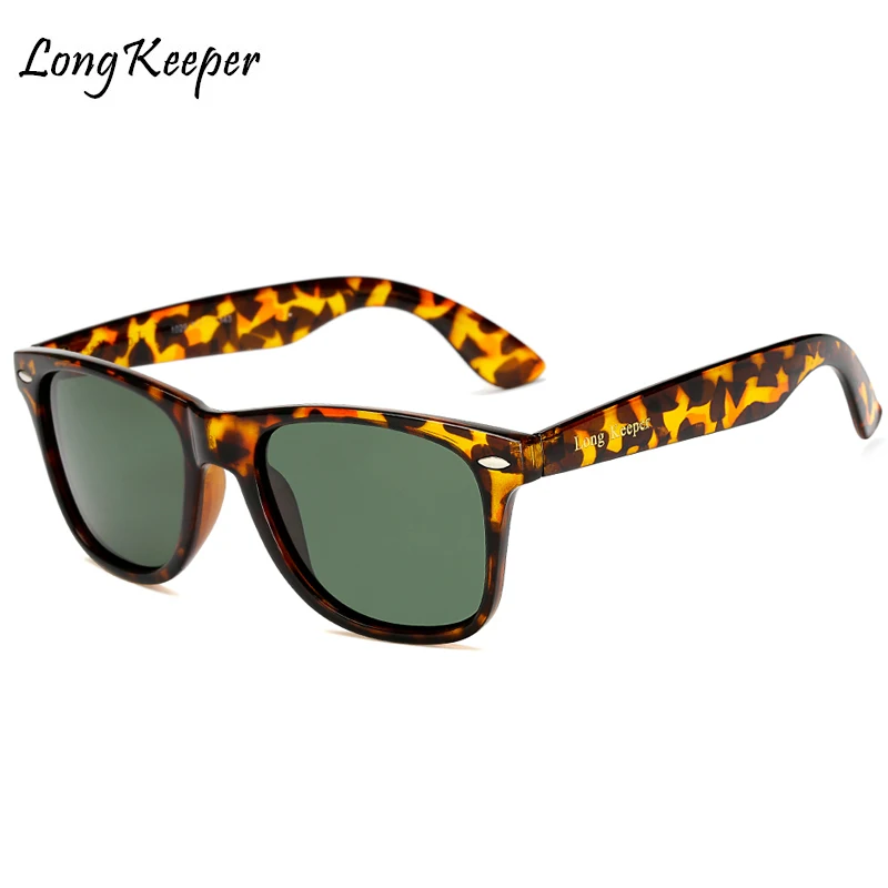 

Солнцезащитные очки Long Keeper Мужские поляризационные для вождения, защитные квадратные брендовые дизайнерские очки с логотипом «Long Keeper» UV400, ...