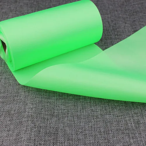 Apple Green 15 см 20 метров белая черная Длинная лента свадебное рождественское покрытие для стула Висячие потолочные ленты украшения свадебные принадлежности для вечеринок - Цвет: Apple Green