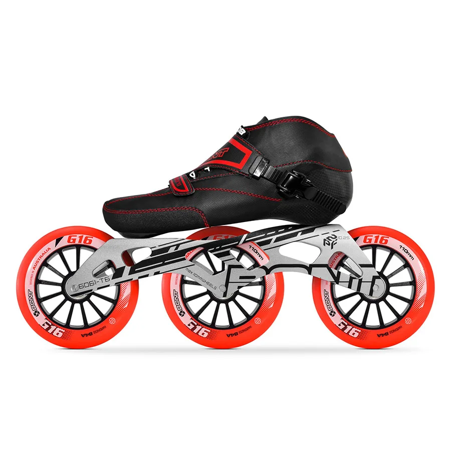 Original Bont Enduro 3*90/100/110mm G16 Professional Speed Inline Skates Heatmoldable Carbon Fiber Racing Patines Kids Men Adult | Спорт и