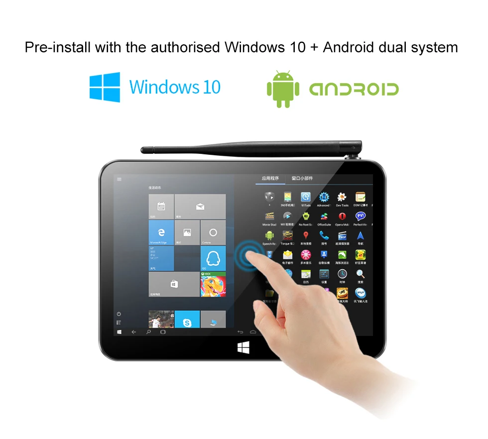 8,9 дюймов 1920*1200 экран Pipo X11 Мини ПК Windows 10 планшетный ПК Z8350 2 Гб ОЗУ 32 Гб ПЗУ ТВ коробка BT4.0 HDMI Wifi мини настольный