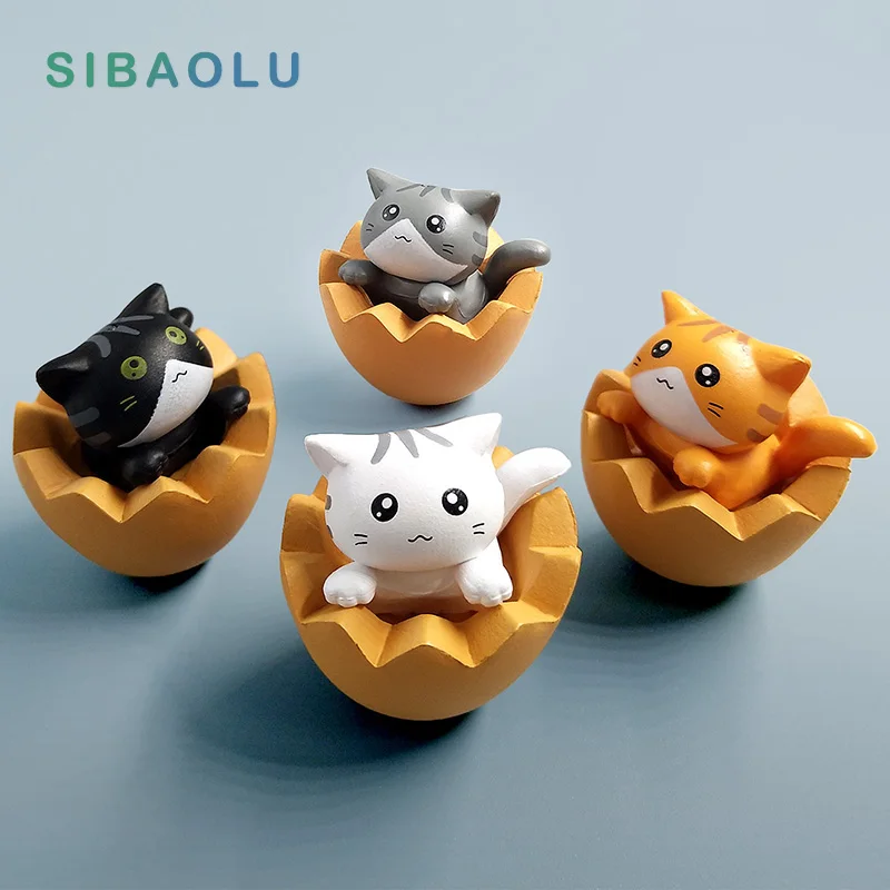 Милая фигурка кошки десерта для суши Kawaii миниатюрное домашнее украшение