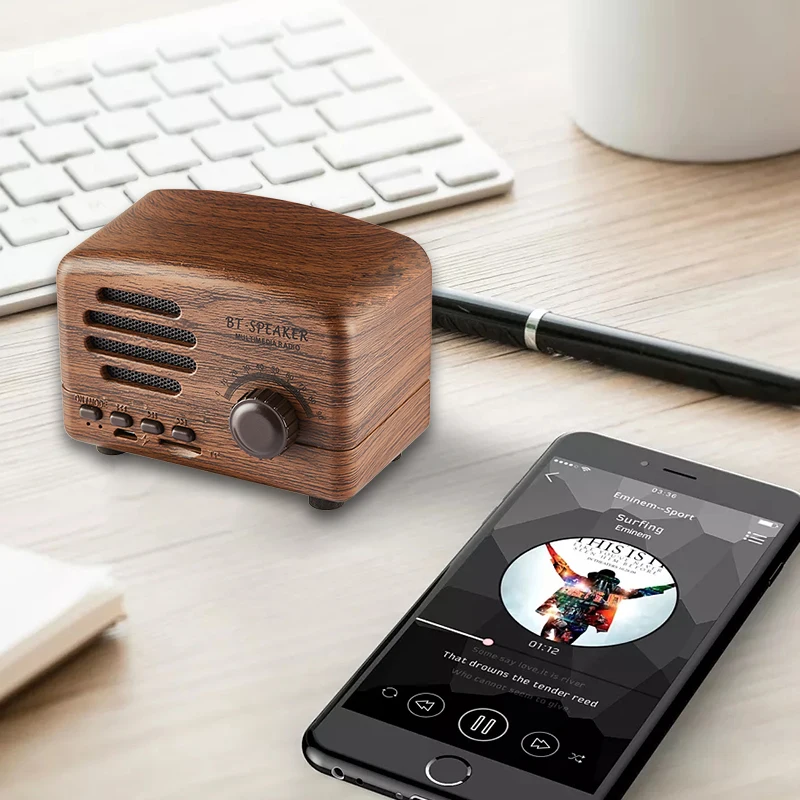 JOYTOP беспроводной Bluetooth динамик Портативный Открытый Мини Колонка коробка громкий динамик поддержка TF FM caixa де сом ретро-динамики
