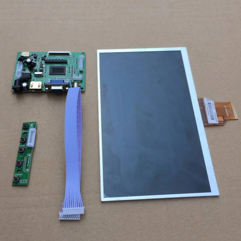9 Inch TFT LCD Display Module HDMI+VGA+2AV Driver Board for Raspberry Pi | Электроника