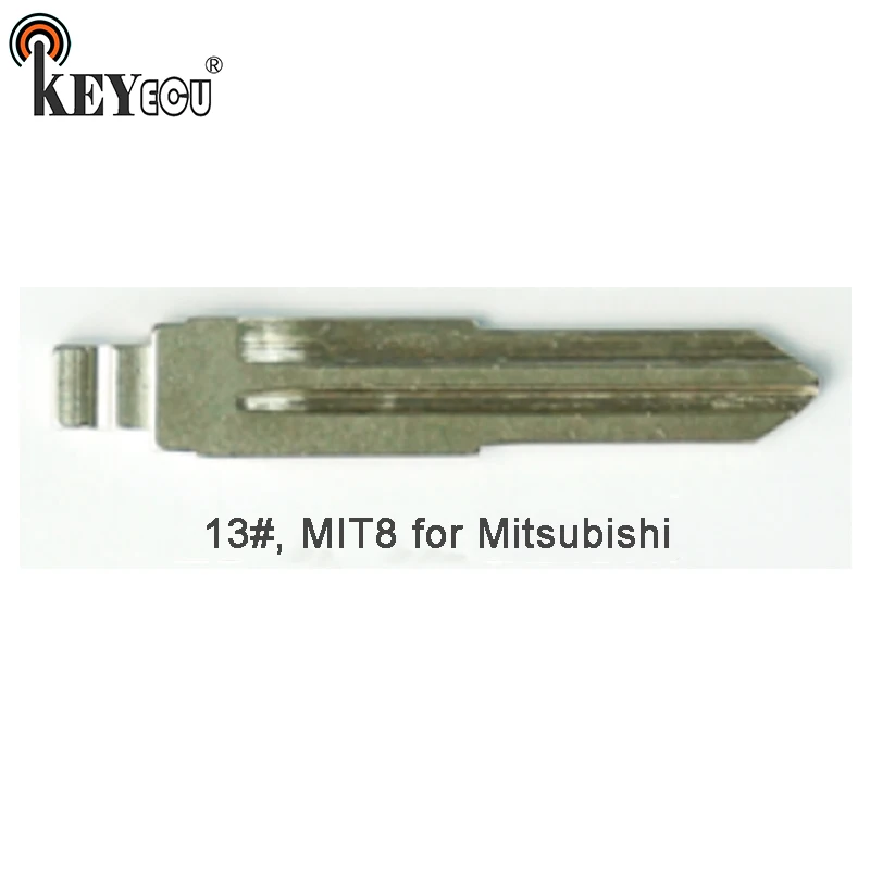 

KEYECU 25x KEYDIY Universal Remotes Flip Key Blade 13#, MIT8 for Mitsubishi