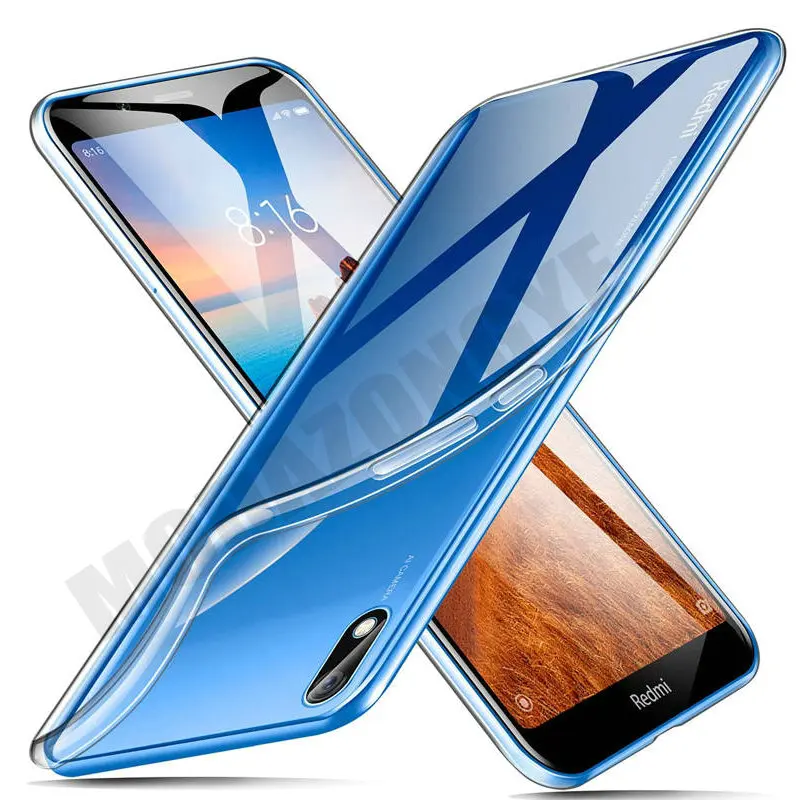 Для Xiaomi Redmi 7A Redmi 8A Прозрачный чехол для Xiaomi Redmi 7 A Redmi 8 16 ГБ 32 ГБ 64 Гб мягкий чехол на заднюю панель телефона чехол Capa Etui>