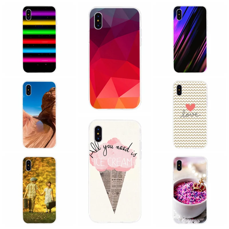 Чехол для Телефона iPhone X XS XR мягкий тонкий чехол с ночным мотивом iphone 6 S 7 8 Plus 10 Fundas