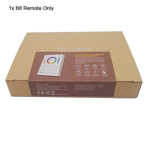 Milight 40 Вт RGB+ CCT светодиодный свет панели Поддержка 2,4 г дистанционное управление и смартфон приложение Wi-Fi управление и Alexa Голосовое управление - Испускаемый цвет: B8 Only