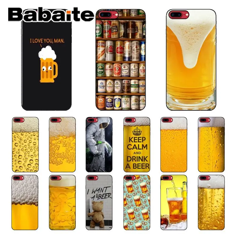 Babaite World Beers летний мягкий чехол для телефона Apple iPhone 8 7 6 6S Plus X XS MAX 5 5S SE