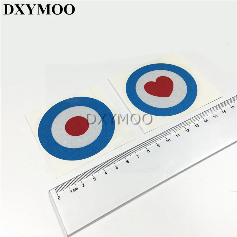 Набор из 2 шт. стайлинга автомобилей виниловая лента светоотражающая для и