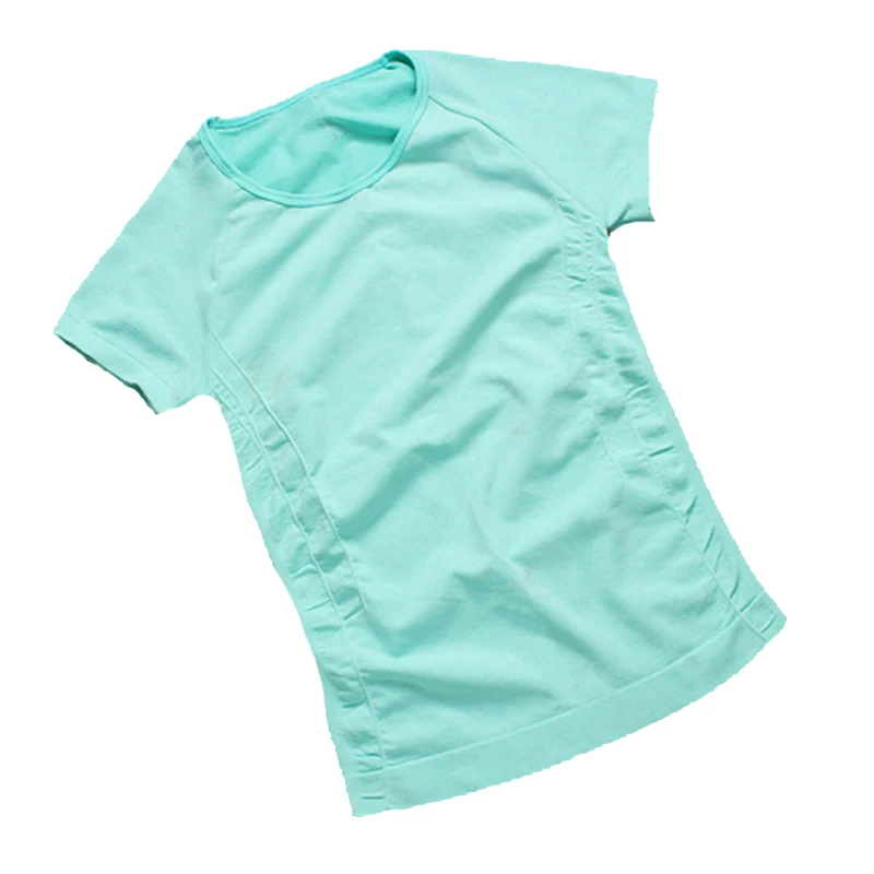 MAIJION женская футболка с коротким рукавом для йоги и фитнеса быстросохнущие топы