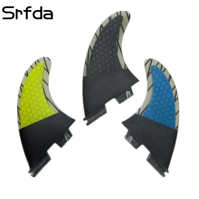 Srfda Бесплатная доставка высокое качество плавник для доски серфинга FCS II box