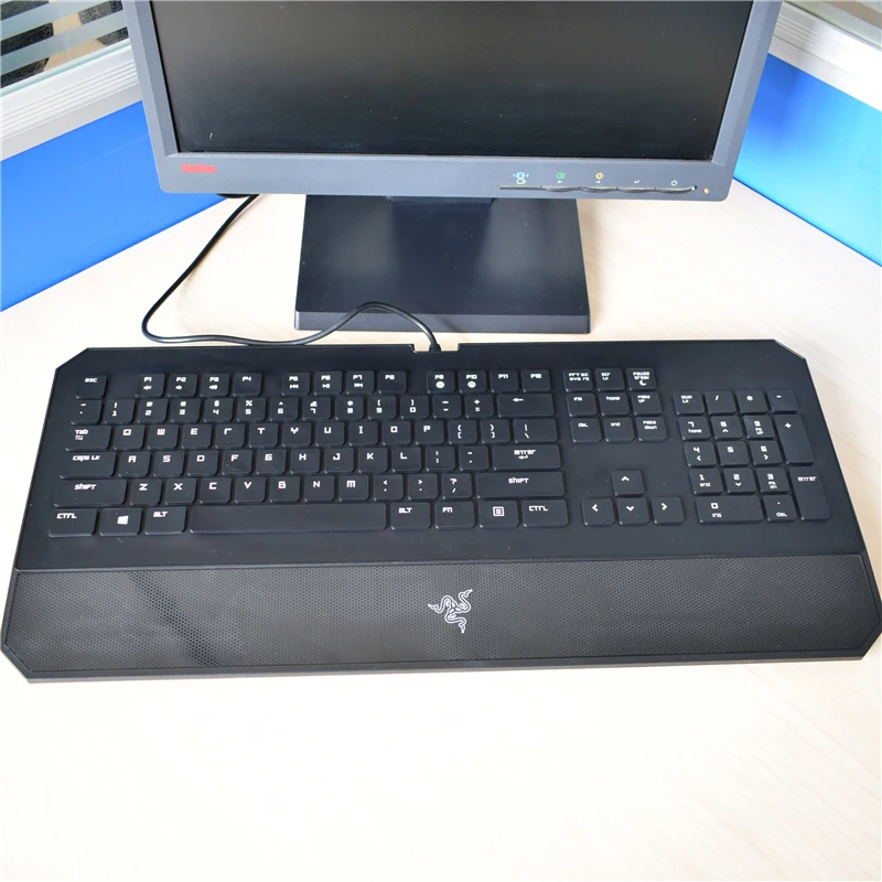 allblack Силиконовый пылезащитный механический защитный чехол для клавиатуры для razer Deathstalker эфирный Deathstalker Chroma - Цвет: allblack