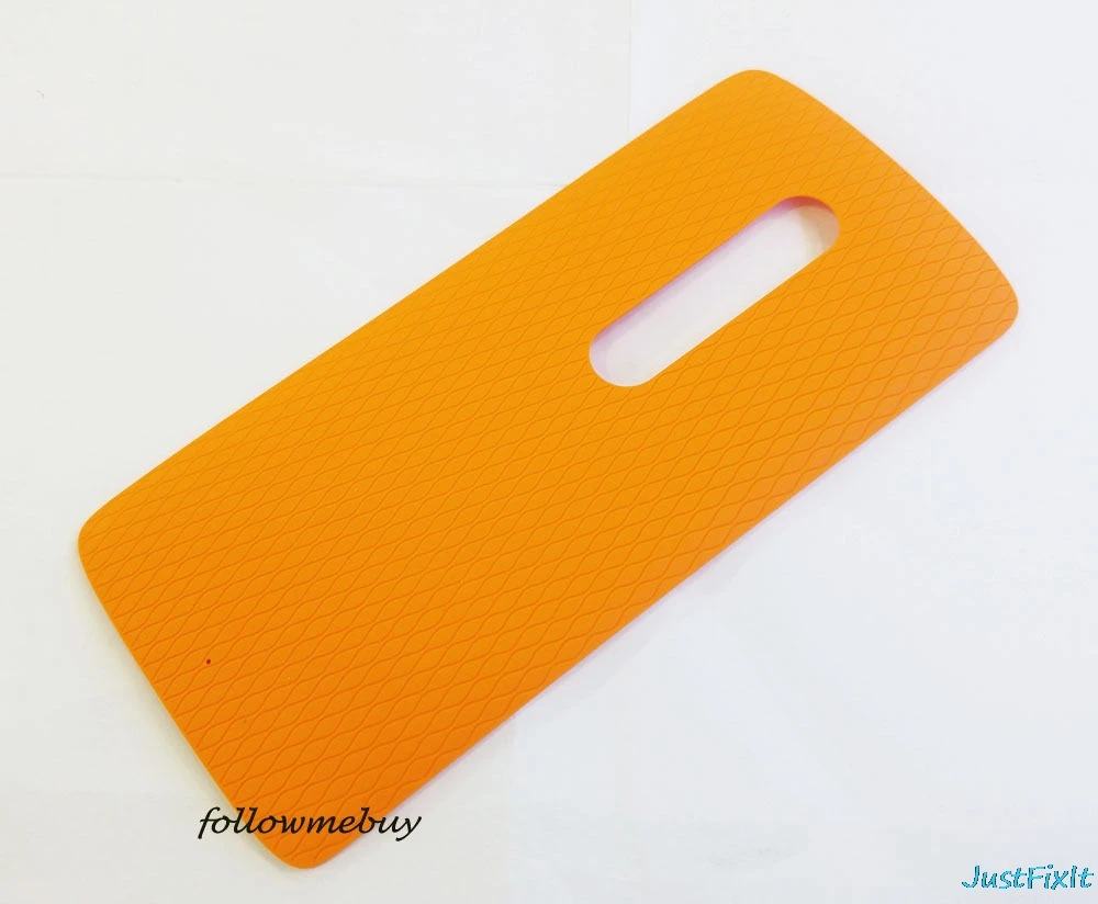 Для Motorola Moto X Play XT1563 XT1562 XT1565 задняя крышка батарейного отсека Замена корпуса - Цвет: Orange