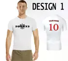 Футболка польская футбольная команда Fan Name Symbol крутая повседневная мужская футболка унисекс новая модная футболка свободный размер