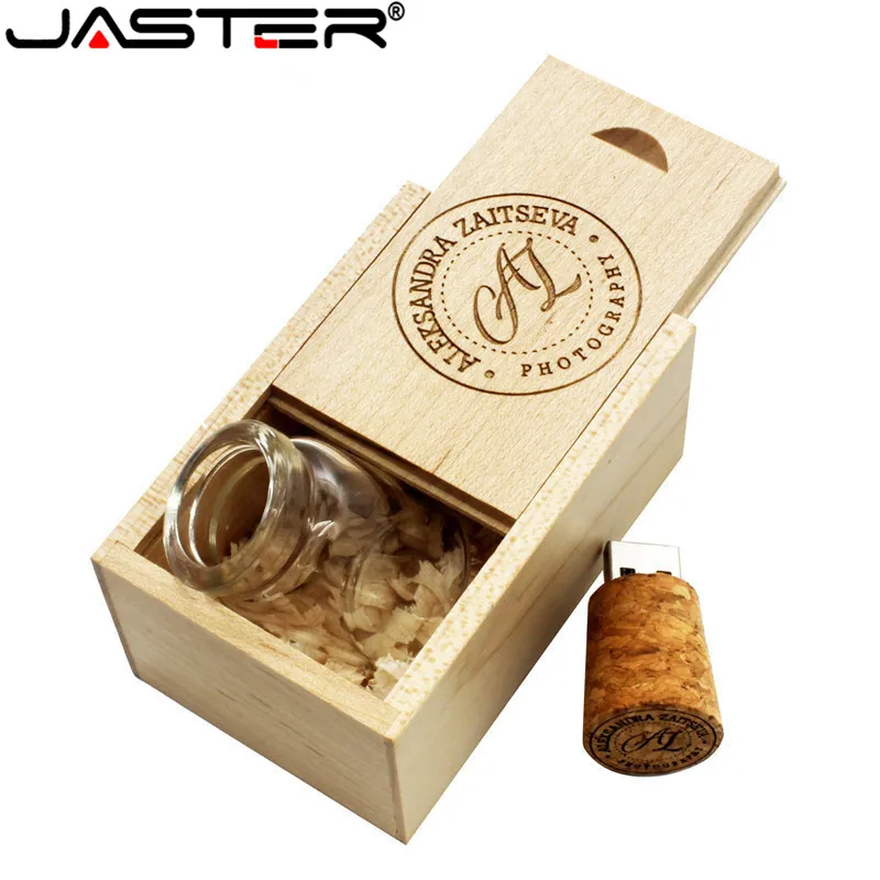 JASTER новинка плавающая бутылка флешка 4 ГБ 8 16 32 стеклянные бутылки usb U диск карта