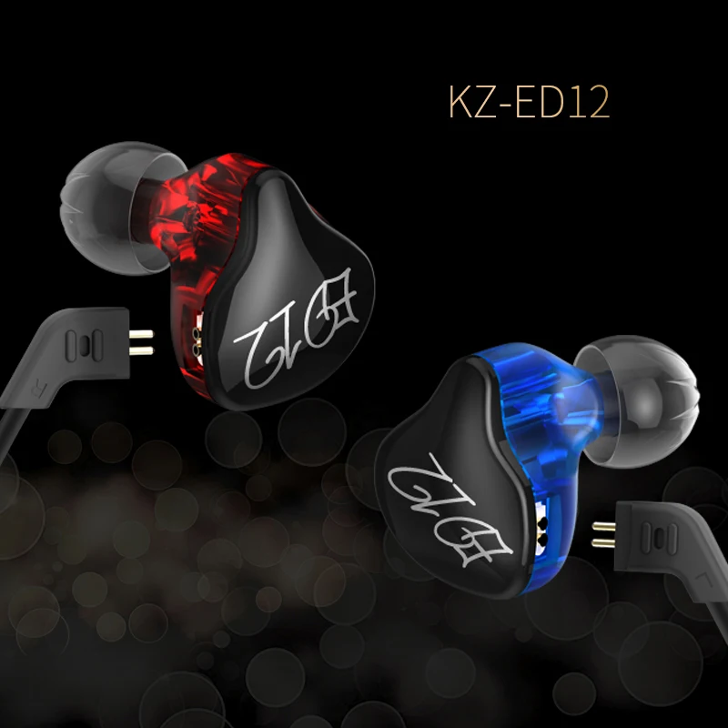 KZ ED12 наушники в индивидуальном стиле съемный кабель В Ухо Аудио мониторы