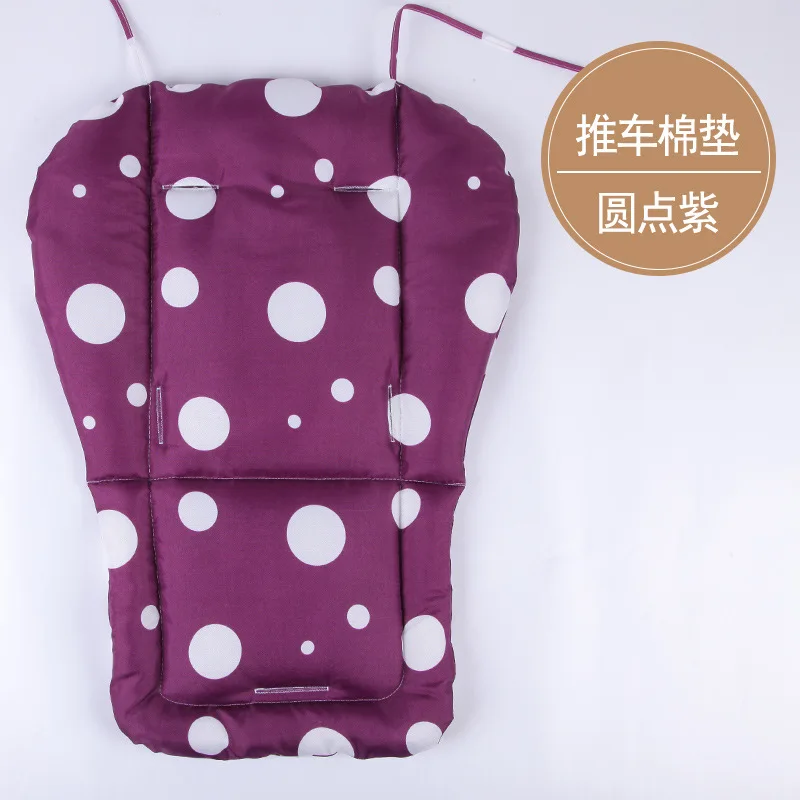 purple Дизайн в горошек, подушка для детской коляски, коврик, хлопок, пеленка, подушка для сиденья, подушка для детской коляски, коляска, автомобильное сиденье, матрас, дропшиппинг - Цвет: purple