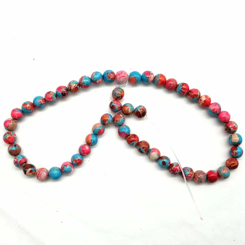 (1 нить/лот) Оптовая Продажа Цветных бирюзовых и морских мерных звезд свободная