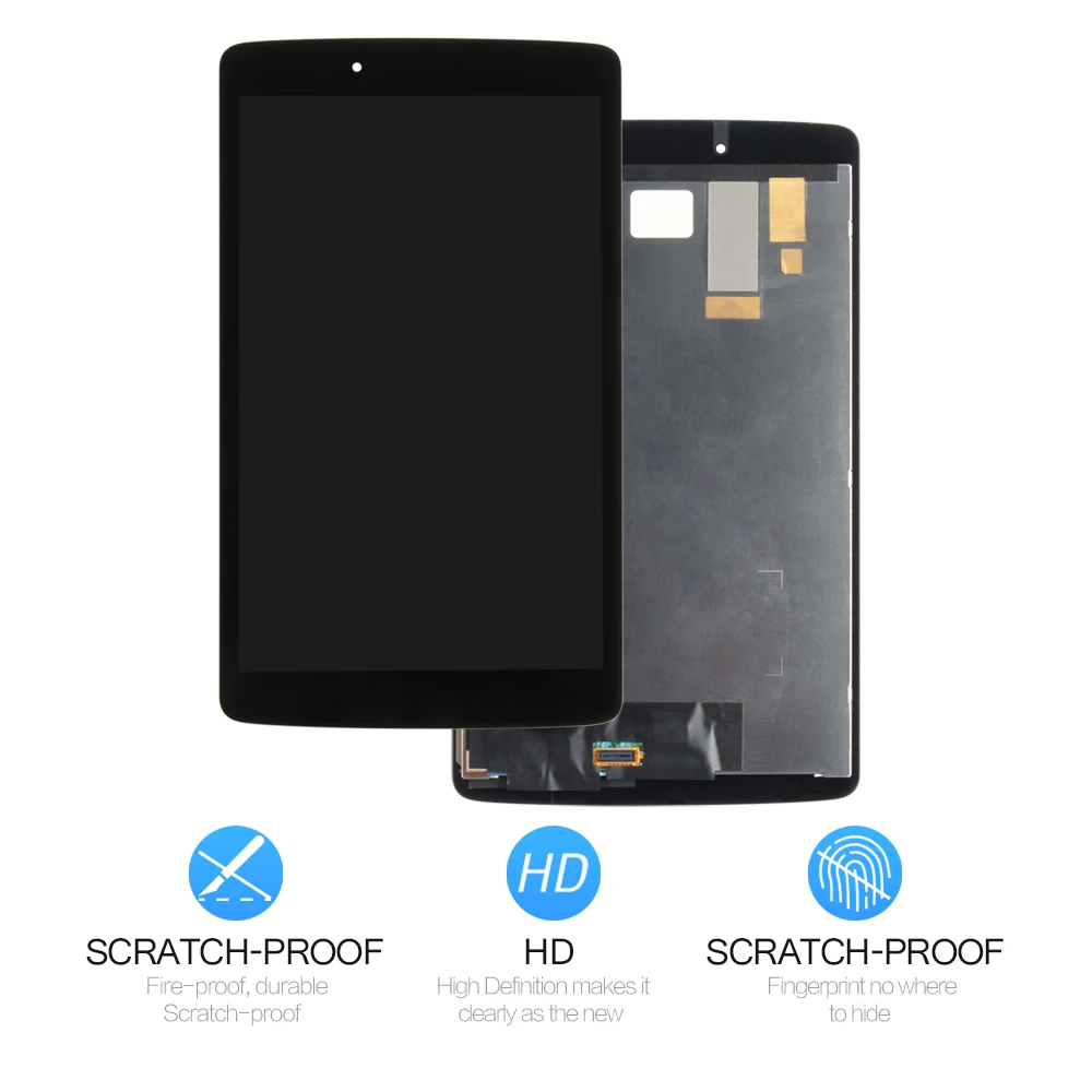 Srjtek For LG G Pad 8.0 V480 V490 LCD Display Matrix Touch Screen Digitizer Panel Sensor Glass Tablet Assembly Replacement | Компьютеры и