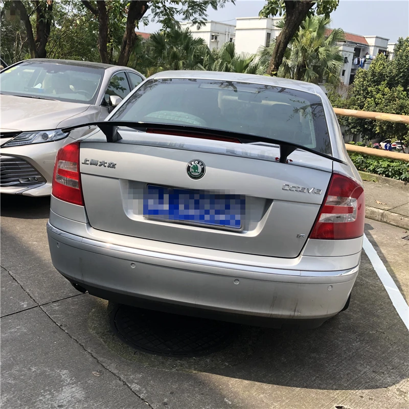 Спойлер для Skoda Octavia 2009-2014 спойлер АБС-пластик цветной задний | Автомобили и