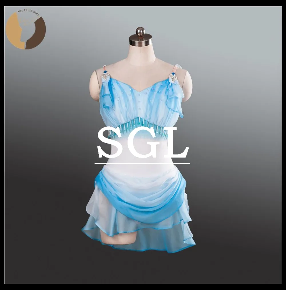 Костюм для ролевых костюмов взрослых купальный костюм с шифоновой юбкой небесно