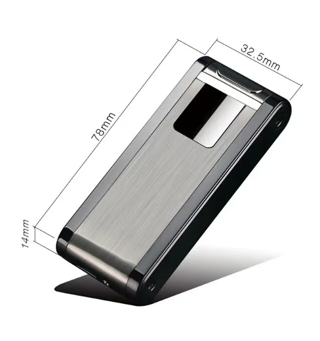 USB Зажигалка сенсорный выключатель питания дисплей умная плазменная двойная