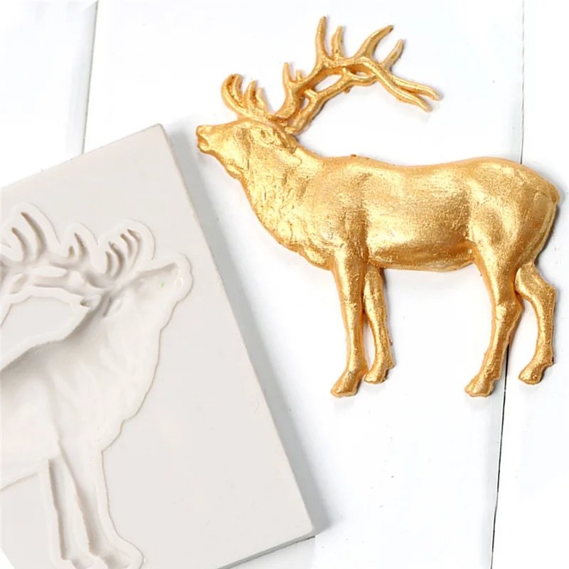 Рождественские Силиконовые формы ручной работы для мыла форма полимерной глины