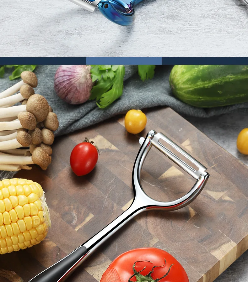 Copper-Plated Top-Quality Zinc alloy Peeler Super Sharp Durable Vegetable and Fruit for Potato Carrot Apple Tomato | Дом и сад