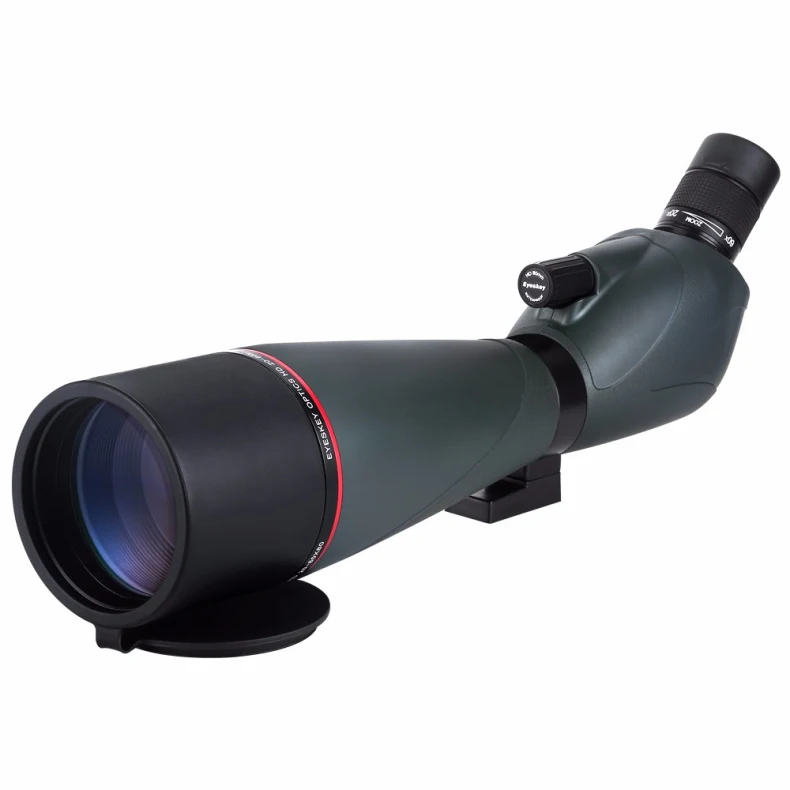 Green 20-60x80 Новинка Eyeskey 20-60x80 зум бинокль мощный телескоп азотный водонепроницаемый Зрительная труба бинокль для наблюдения за птицами дикой природы - Цвет: Green 20-60x80