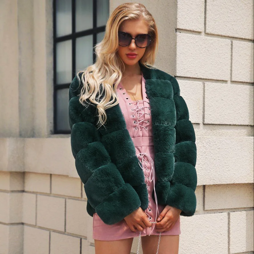 Пальто из искусственного меха с длинным рукавом для женщин свадьбы невесты