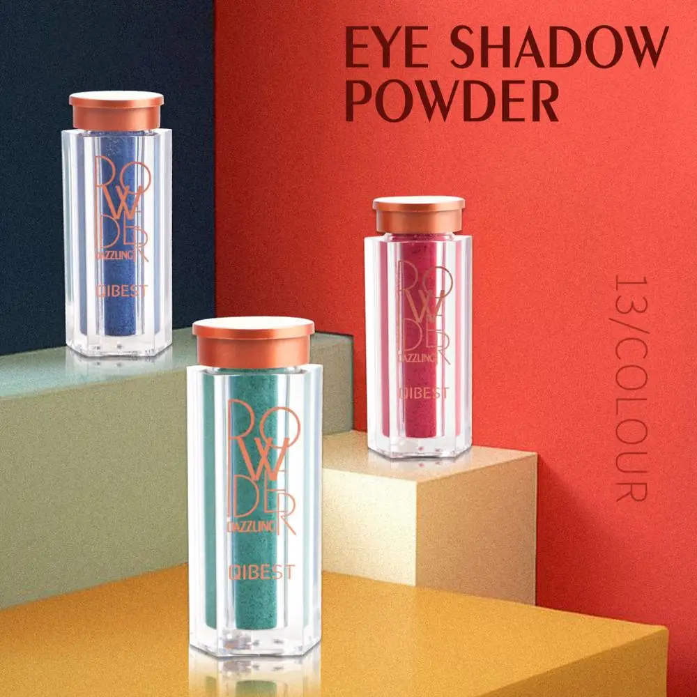 Перламутровые тени для век с высокой вспышкой пудра Хамелеон Пудра Русалка Цзи