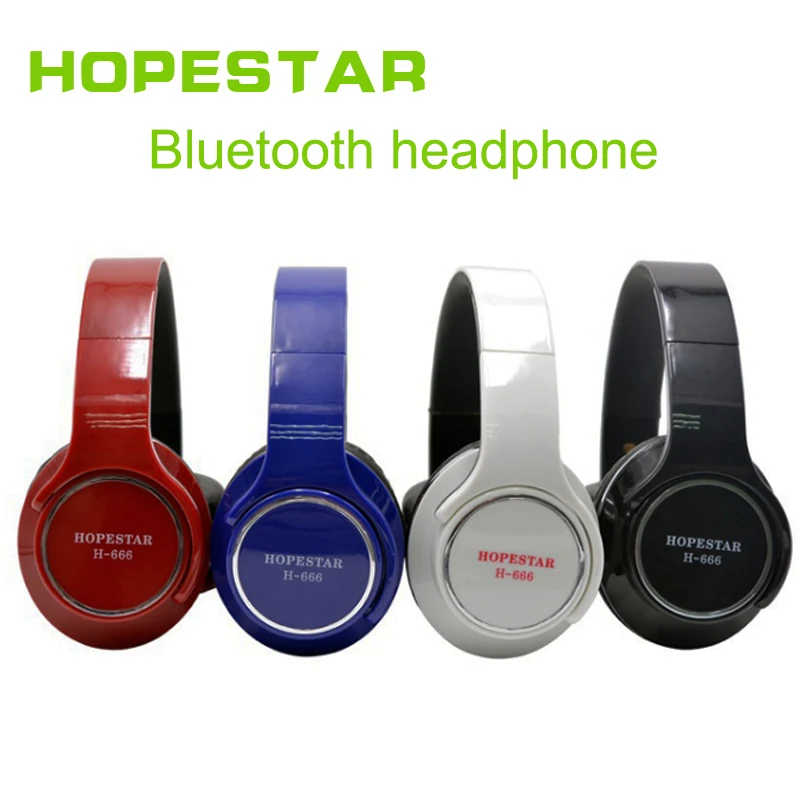 HOPESTAR H666 оригинальные беспроводные наушники Bluetooth наушники с защитой от пота можно сложить и выкрутить динамик с микрофоном TF карта