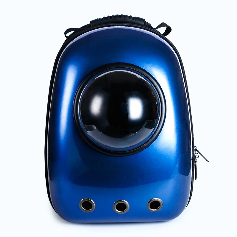 Новый Перевозчик с рисунком собачки и котика пространство Капсула форме Pet Travel