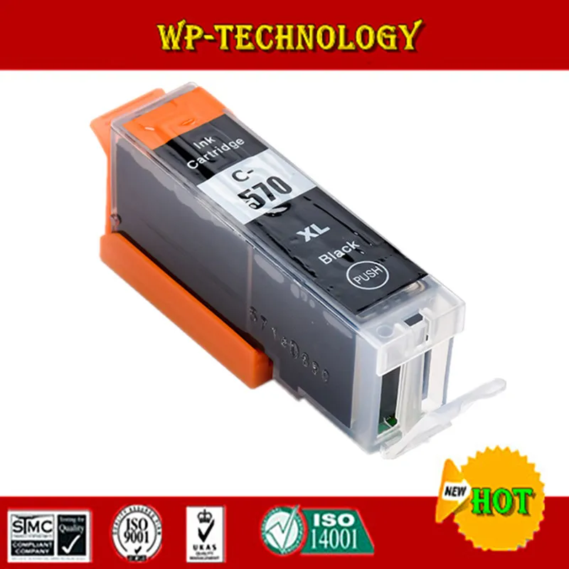 5PK совместимый чернильный картридж для принтера canon PGI-570 бленда объектива Canon MG5750