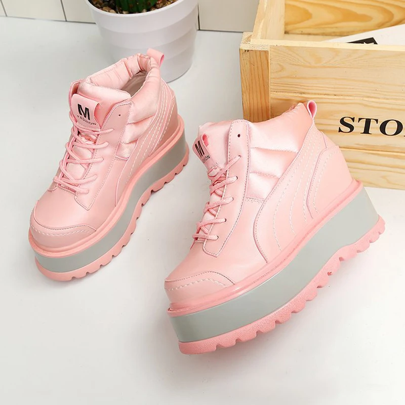 Zapatos de mujer; Повседневная обувь; женские модные фирменные кроссовки на платформе; chaussure; коллекция года; сезон осень; женская обувь; универсальная обувь