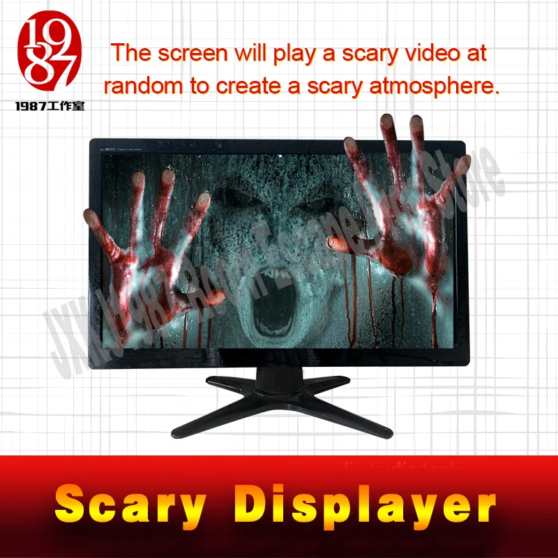 jxkj 1987 Real life escape room props horror displayer to create scary atmosphere show puzzle clue support custom prop | Безопасность и